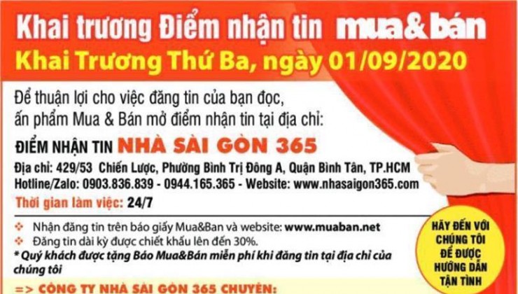 Bán đất full thổ cư đường Trần Đại Nghĩa, Bình Tân